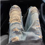 メンズ ボトムス ズボン パンツ デニム ジーンズ ダメージ加工