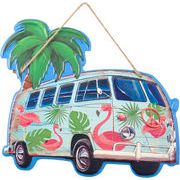 アンティークエンボスプレート ★ FLAMINGO Wagon ★