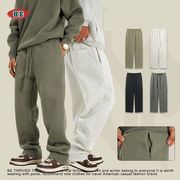 メンズファッション 無地 ジョガーパンツ 男女兼用 ストリート系 ボトムス 秋冬 2024新作★全4色