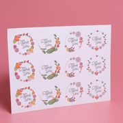 業務用品　thank you 粘着シール　包装資材　ステッカー