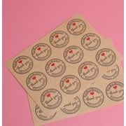 業務用品　thank you 粘着シール　包装資材　ステッカー