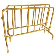 スチール製 幅140ｃｍ高さ98ｃｍ 　2枚セット　フェンス ジョイント可能 ガード 柵 バリケード