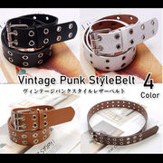 レディースベルト ハトメベルト ハトメ サイズ調整可 カジュアル パンクファッション パンク ロック