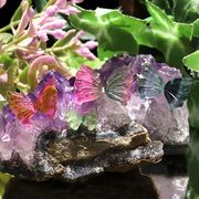 ルース　トルマリン　蝶々　約16mm×12mm　風水　ケース入り