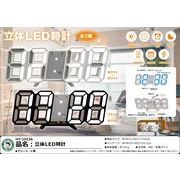 立体LED時計
