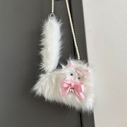 ショルダーバッグ 斜めがけ ぬいぐるみバッグ 起毛 フェイクファー カバン