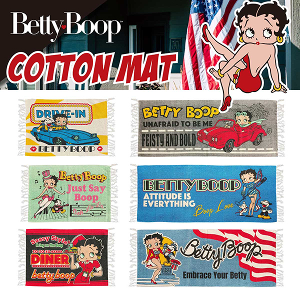 コットン マット BETTY BOOP【ベティ ブープ】