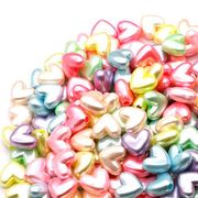 ハートのビーズ　50g 海外倉庫発送
