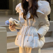 今季マストバイ　おしゃれ　カジュアル系　デコレーション ダウンジャケット/綿コート