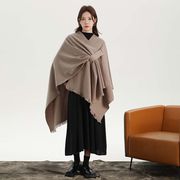 ★全14色★　ポンチョマント　135*155cm　秋冬　オフィスショール　韓国ファッション