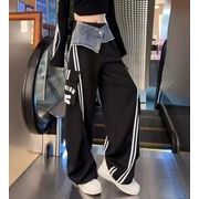 ボトムス ズボン パンツ スウェットパンツ ドッキング デニム  ワイドパンツ