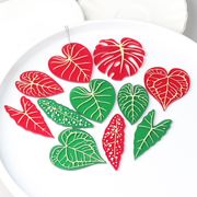 アクリル チャーム クリスマス キーホルダーパーツ デコパーツ DIY素材手作り 手芸材料