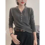 2025年春の人気新作 レディース トップス 長袖 Tシャツ インナー ファッション