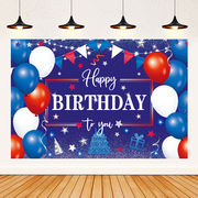 2025★誕生日パーティーの飾り★誕生日横断幕★誕生日背景布