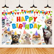 2025★誕生日パーティーの飾り★誕生日横断幕★誕生日背景布