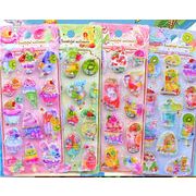 手芸diy用デコレーション 手帳用 貼り付け★粘着シール★立体キャラクターシール シール