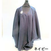 【ポンチョ】【ストール】アクリルビッグサイズ無地ポンチョストール