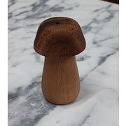 木製　きのこ型　調味料入れ