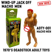 WIND-UP JACK OFF MACHO MEN　ADULT TOYS　70’sデッドストック　アメリカンジョーク