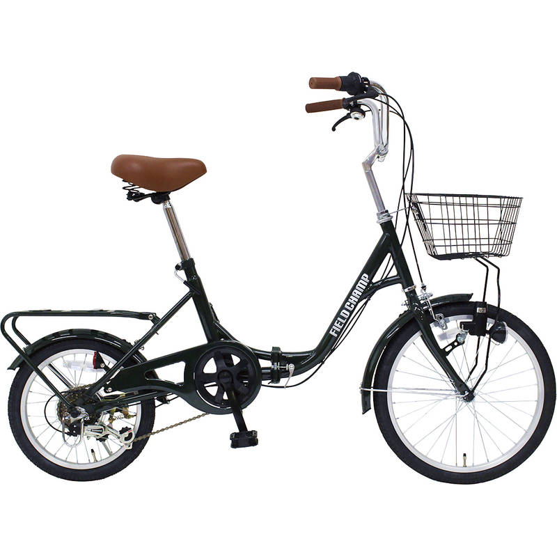 フィールドチャンプ 20×16インチ6段折畳み自転車GR MG-FCP2016GR【直送品】［送料無料］
