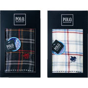 【単品・指定不可】 ポロ ガーゼ裏無撚糸タオルハンカチ1枚 PLGT-5568