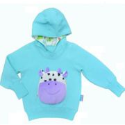 ミルクカウフェイスオフパーカー90cm～130cm