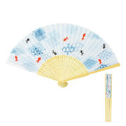 彩かぜ 和柄扇子（金魚）　団扇/夏用品/ノベルティ/和雑貨/浴衣