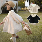 ベビー服 ドレス ワンピース　刺繍 カジュアル　シンプル　オシャレ