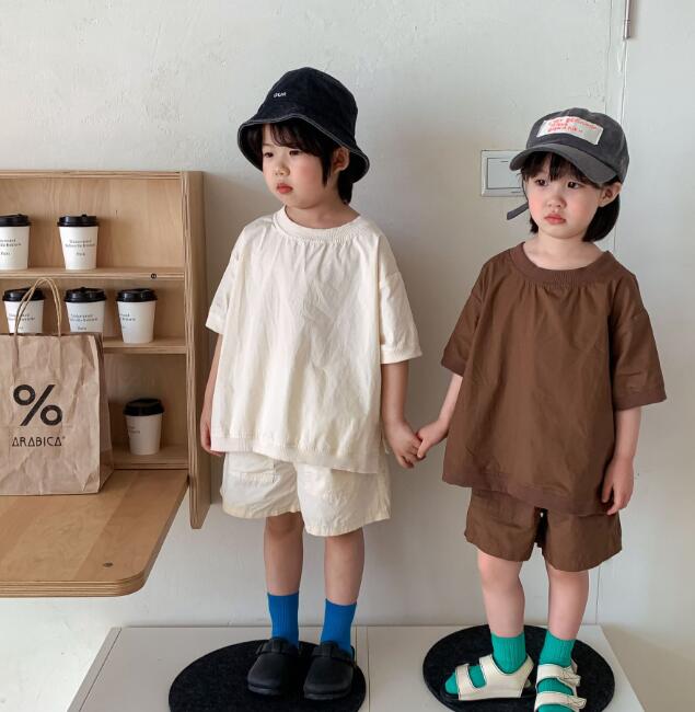 2025年　ベビー服　服韓国風　トップス　ハーフパンツ　セットアップ　80－150CM
