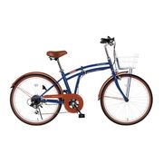 24型折畳自転車 シンプルスタイル （6段変速）