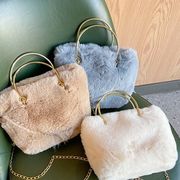 【秋新作】韓国風レディース服　もこもこ　オシャレ　バッグ　ショルダーバック