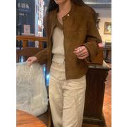 2025年INS 新作　おしゃれ　アメリカン風　レトロ 長袖　ちゃっく　ジャケット