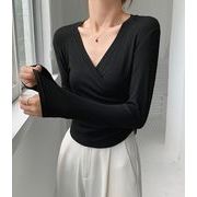 2025年春の人気新作 レディース トップス 長袖 Tシャツ インナー ファッション