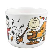スヌーピーデザインのメラミン製マグ！ PEANUTS MELAMINE MUG（MUSIC/YE）