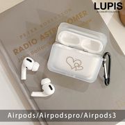 AirPods エアーポッズ ケース ハート マット クリア ハート スクエア キューブ ガーリー
