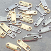 ダルマカン【角丸長方タイプ】ゴールド シルバー【10個/50個売り】サージカルステンレス製 316L 刻印あり