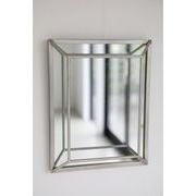 フレーム・スクエアミラー　鏡/壁掛け/インテリア/壁装飾