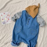 2025新作韓国子供服 ベビー服  キッズ 男の子 長袖トップス +サロペット分けて販売  66cm-100cm