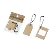 木製キーホルダー（パズル・タグ・フレーム） 2206-393