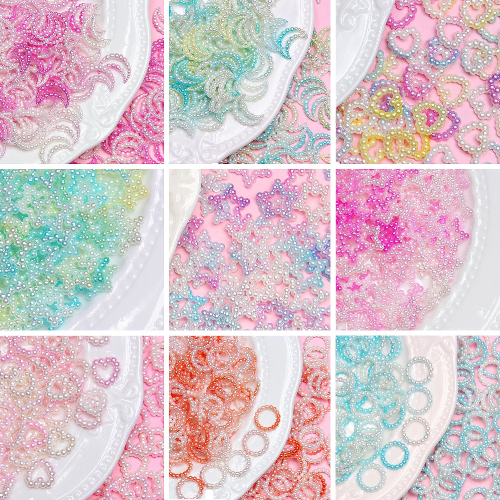 リボン パール パーツ ネックレス かわいい 手作り ハンドメイド UVレジン 手芸 アクセサリーパーツ