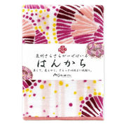 【日本製】 泉州ガーゼ ハンカチ 花火 金子みすゞ プチギフト