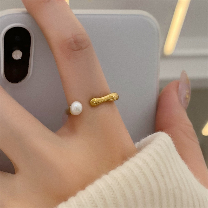 サージカルステンレス指輪 リング アクセサリー 金属アレルギー対応 ファッション 18kコーティング