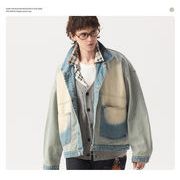 メンズファッション デニム ジャケット 男女兼用 ストリート系 アウター  春秋 2025新作★