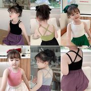 「2025」子供服★トップス★キャミソール★韓国風子供服★5色80cm～130cm