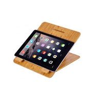 竹製ポータブルノートパソコンスタンド タブレットスタンド 携帯電話スタンド 本 iPadスタンド