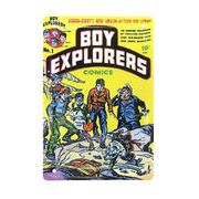 アメコミ メタルポストカード BOY EXPLORERS　レター/手紙/ハガキ/贈り物
