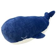 ぬいぐるみ おやすみクジラ 65cm ネイビー 抱き枕 クッション くじら 鯨 ホエール 動物 かわいい