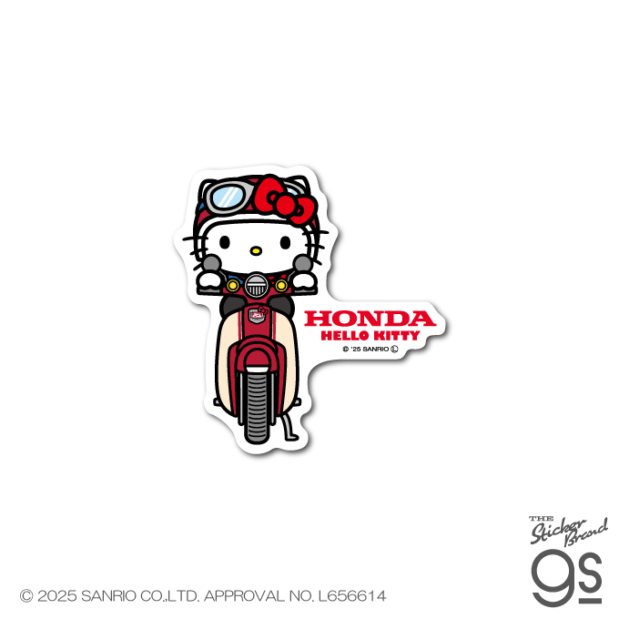 HONDA×ハローキティ ダイカットステッカー バイク サンリオ 車