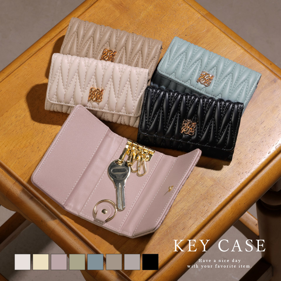 ロージア キーケース キルト 高見え きれいめ