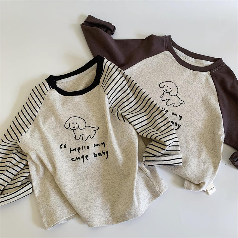 2024年INS秋冬新作★大人気 韓国風　子供服  Tシャツ 90-140cm